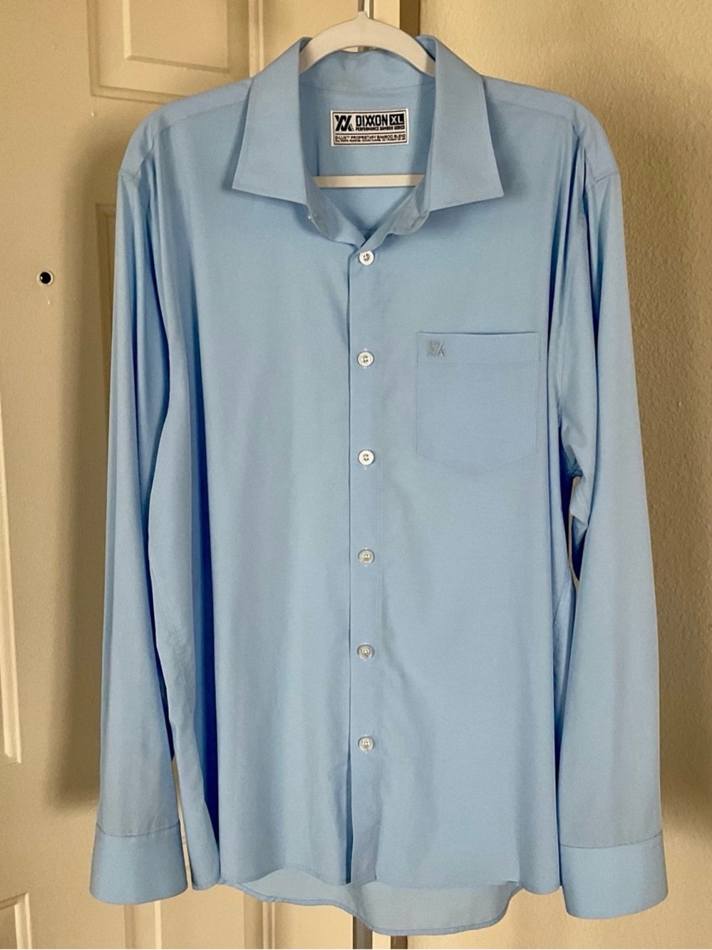 Dixxon Performance Bamboo Series‎ Long Sleeve Blue Shirt XL